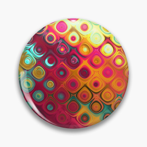 Artikelvorschau, Multi-colored Abstract Art Geometric Bubble Pattern Retro Vintage Graphic Design Organic Shapes entworfen und verkauft von FortuneTee.