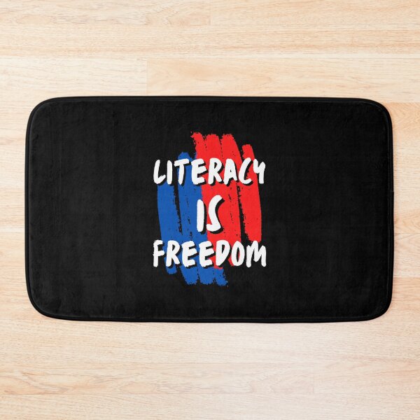 Aperçu de l'œuvre Literacy is Freedom créée et vendue par Pixelish.