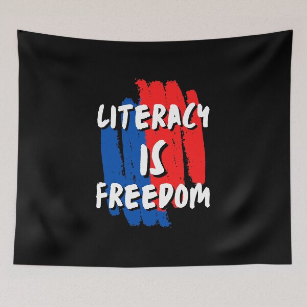 Item preview, Literacy is Freedom designed and sold by Pixelish.