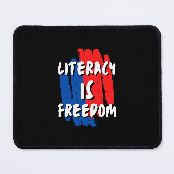 Item preview, Literacy is Freedom designed and sold by Pixelish.