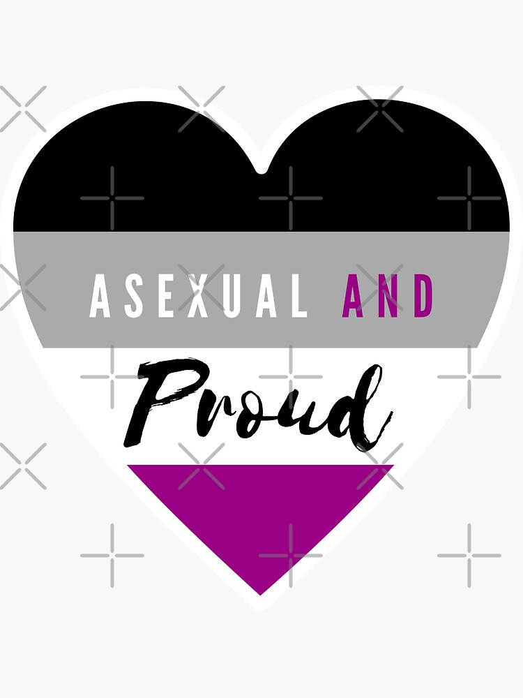 Asexual And Proud Sticker For Sale By Swaggerpuss Redbubble