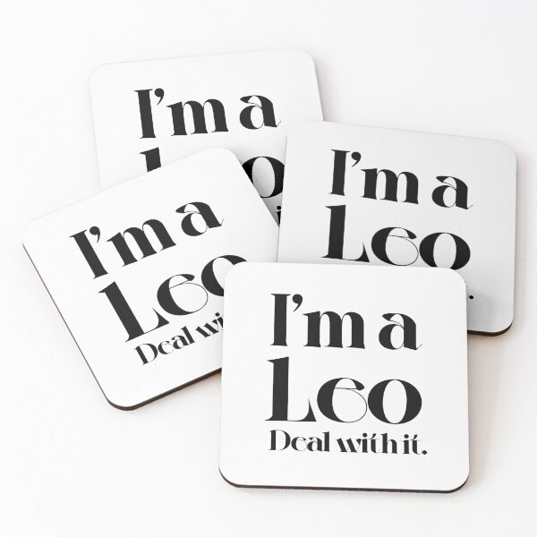 Item preview, I'm a Leo, Deal with it Typography Deisgn designed and sold by mindischaos.