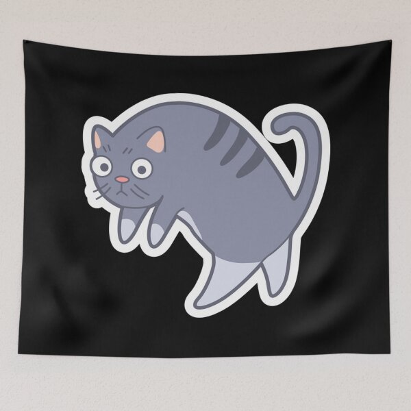 Item preview, frightened cat designed and sold by stokesk391.