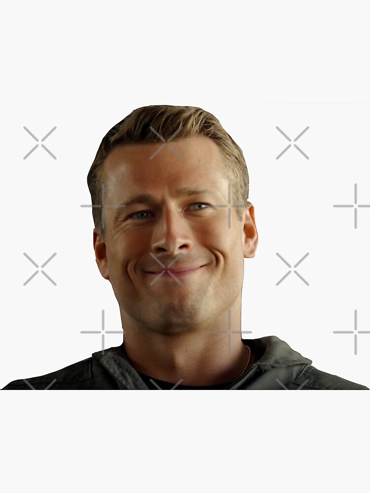 &ldquo;hangman glen powell smile&rdquo; Sticker for Sale by LannisterOnMars | Redbubble