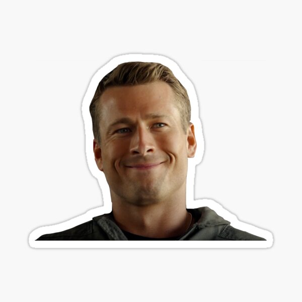 &ldquo;hangman glen powell smile&rdquo; Sticker for Sale by LannisterOnMars | Redbubble