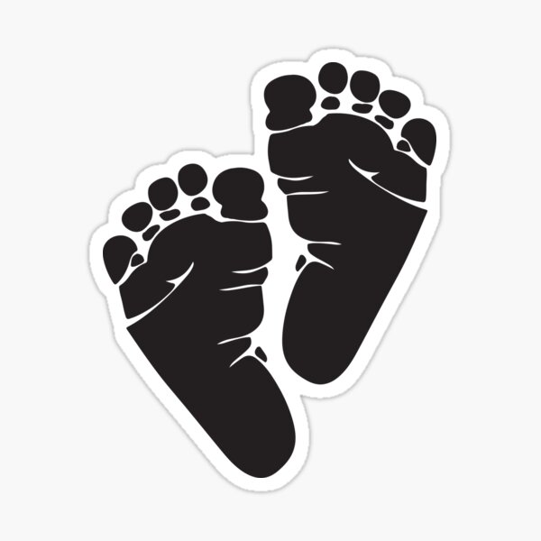 Sticker Silhouette Foot