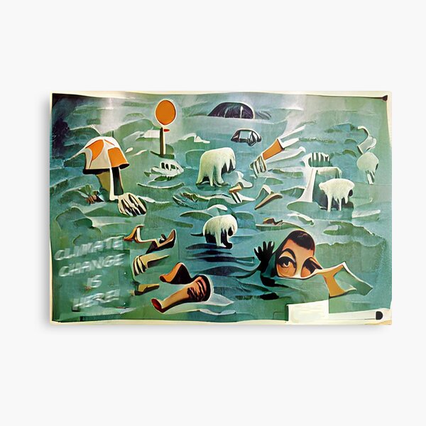 Artikel-Vorschau von 1960's poster warning of climate change , designt und verkauft von glitchman2.