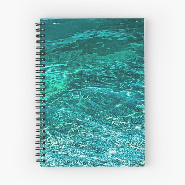 Item preview, Aqua Ocean Turquoise Abstract - Into the Ocean Pura Vida designed and sold by mariagram17.