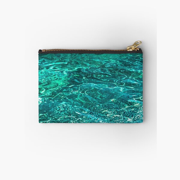 Item preview, Aqua Ocean Turquoise Abstract - Into the Ocean Pura Vida designed and sold by mariagram17.