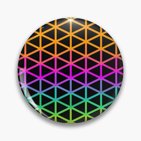 Item preview, Cyan, Orange, Magenta, Purple, Lime Triangle Wireframe Pattern Design designed and sold by patternsoup.