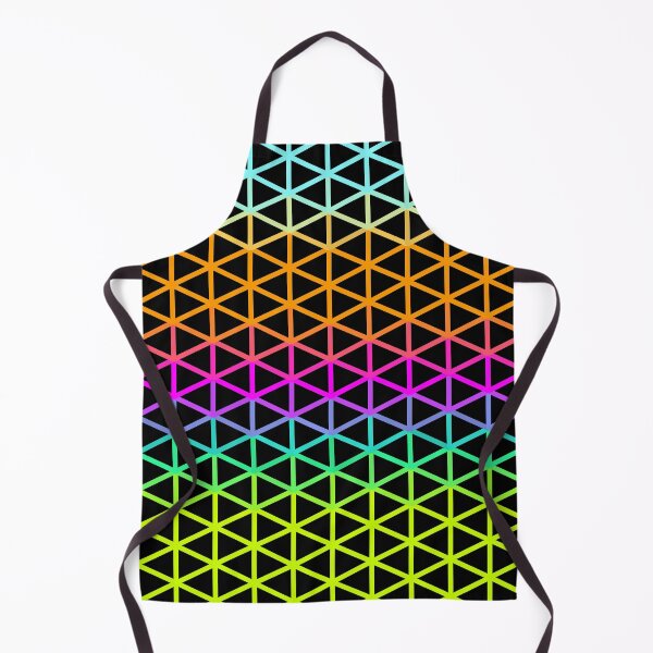 Item preview, Cyan, Orange, Magenta, Purple, Lime Triangle Wireframe Pattern Design designed and sold by patternsoup.