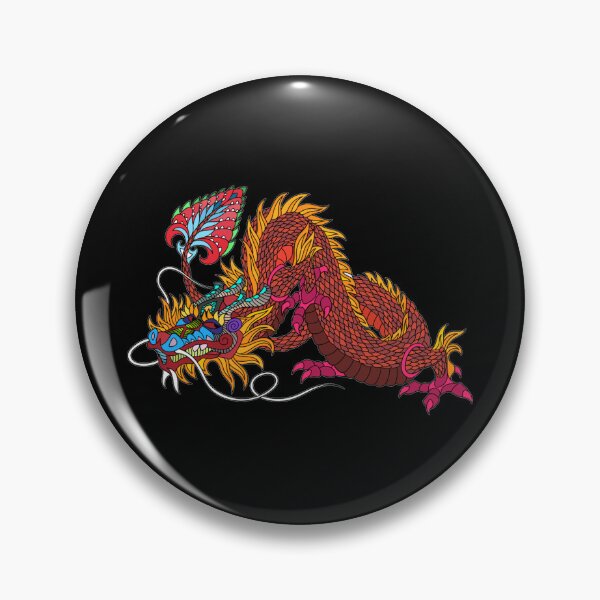 Item preview, Scarlet Dragon Mandala Colorful designed and sold by Parag's Travel Shop.