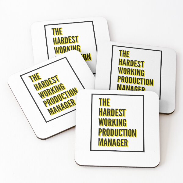 Item preview, The Hardest Working Production Manager Quote For The Best Production Manager At Work designed and sold by SVPOD.