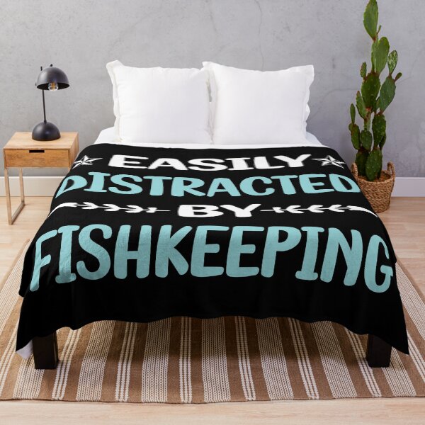 Item preview, Funny Easily Distracted Fishkeeping Fishkeeper Fish Keeping designed and sold by robinnacallanyi.