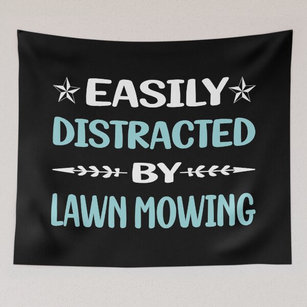 Item preview, Funny Easily Distracted Lawn Mowing Mower Lawnmower designed and sold by robinnacallanyi.