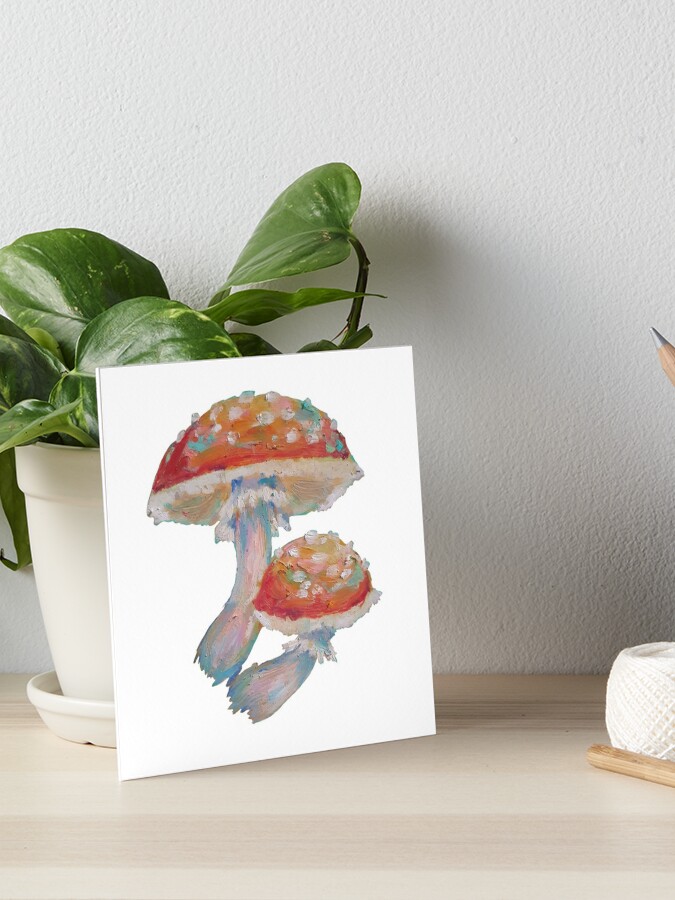 Unique Diy Oil Painting Kit Create A Beautiful Mushroom - Temu