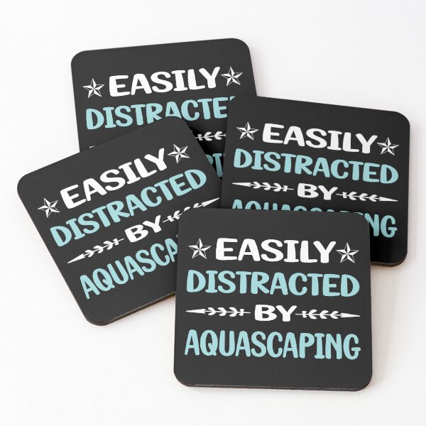 Item preview, Funny Easily Distracted Aquascaping Aquascape Aquascaper designed and sold by robinnacallanyi.