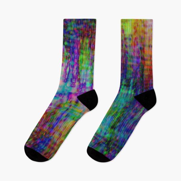 Item preview, Bright Rainbow Ripples, Colour Splash Abstract Pattern designed and sold by mariagram17.