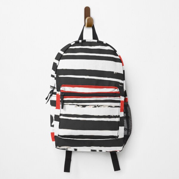 Item preview, Abstract Black Red Stripe designed and sold by MyArt23.