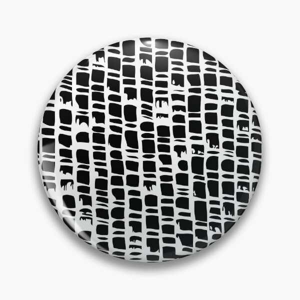 Item preview, Abstract Black and White Block Box Pattern designed and sold by MyArt23.