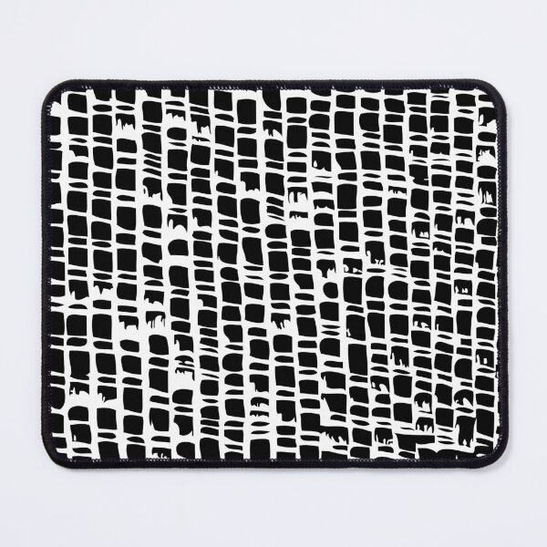 Item preview, Abstract Black and White Block Box Pattern designed and sold by MyArt23.