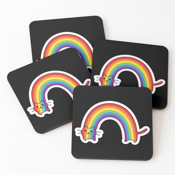Item preview, kawaii rainbow cat designed and sold by stokesk391.