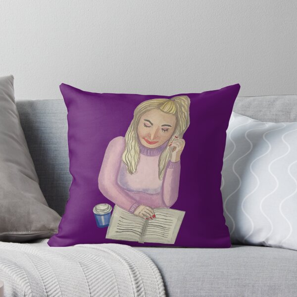 Item preview, Girl reading with coffee  designed and sold by altairaleon.