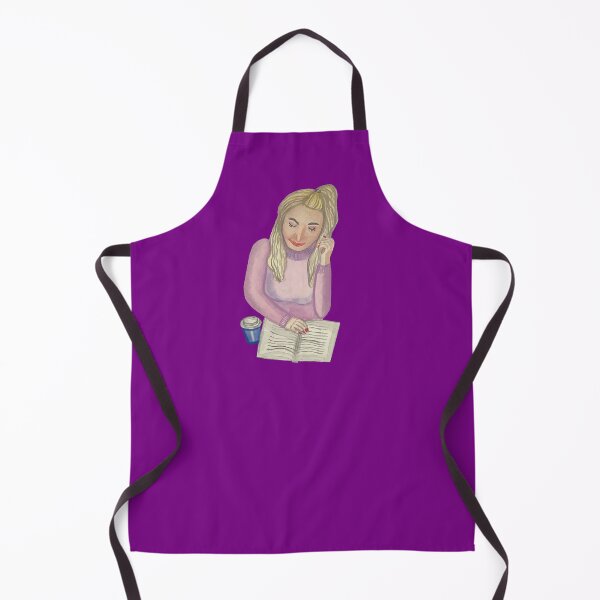Item preview, Girl reading with coffee designed and sold by altairaleon.