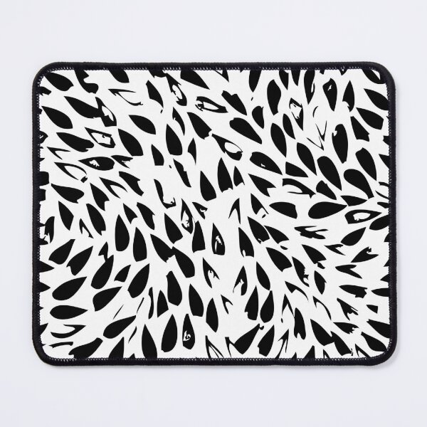 Item preview, Abstract Black and White leaves designed and sold by MyArt23.