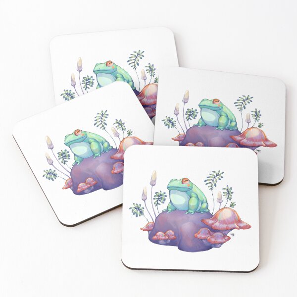 Item preview, Mushroom Frog on a Rock designed and sold by Pepper-Pod.