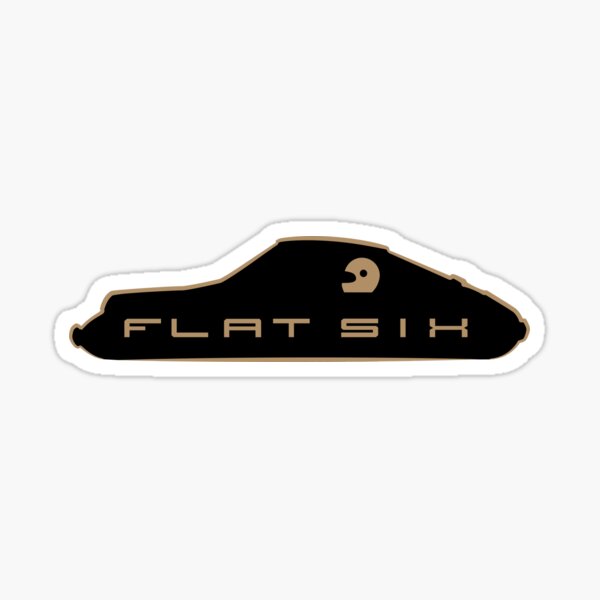 Porsche 911 Flat Six Sticker