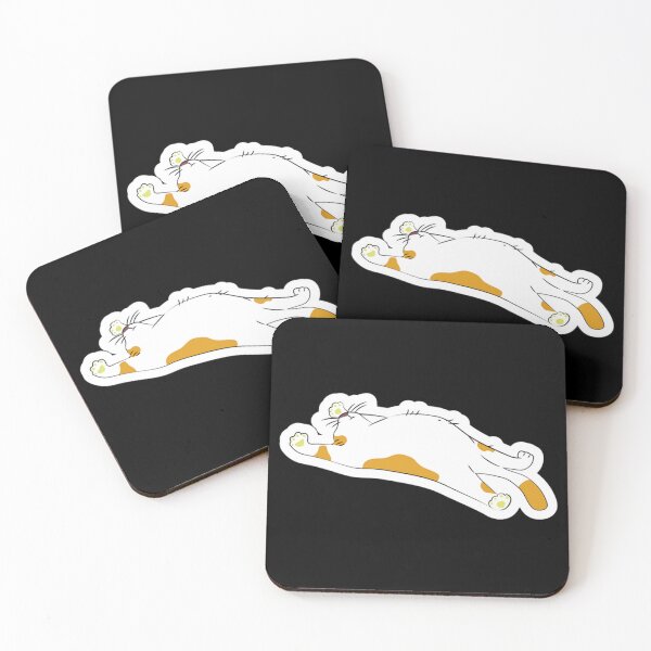 Item preview, lazy cat lying designed and sold by stokesk391.