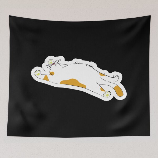 Item preview, lazy cat lying designed and sold by stokesk391.