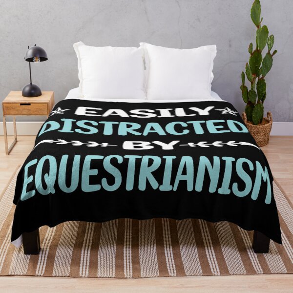 Item preview, Funny Easily Distracted Equestrianism Horse Horseback Riding designed and sold by sobonncbskyx.