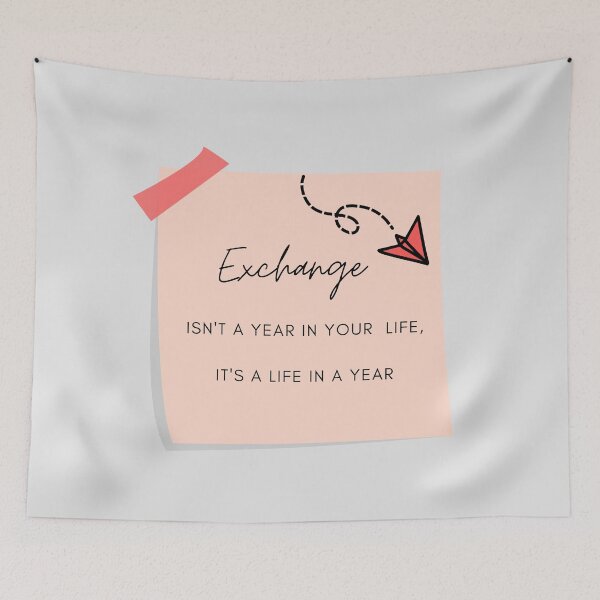 Item preview, Exchange student quote - Erasmus student ESN - Study abroad designed and sold by soniaaseguin.