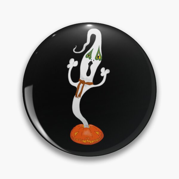 Aperçu de l'œuvre Felt Ghost in a Pumpkin créée et vendue par CoolKidsTable.