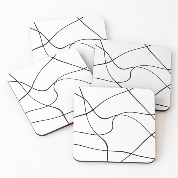 Item preview, Abstract lines - Black on white designed and sold by Marc Reverger.