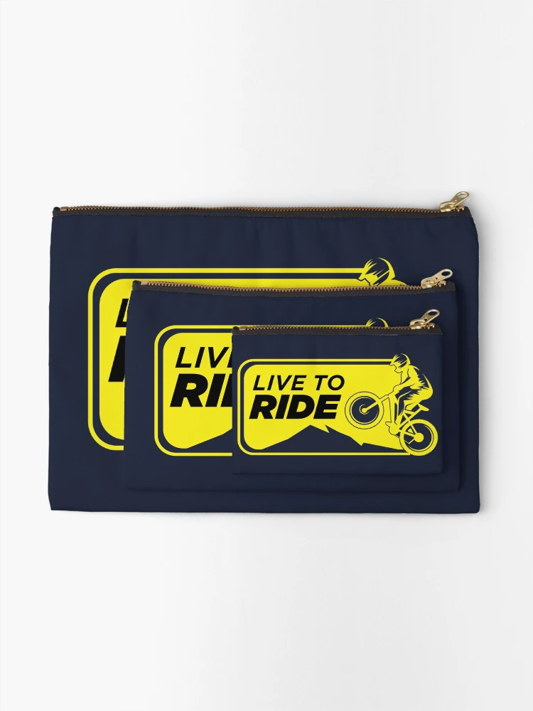 Thumbnail 2 of 4, Zipper Pouch, Live To Ride designed and sold by Atcreatives.