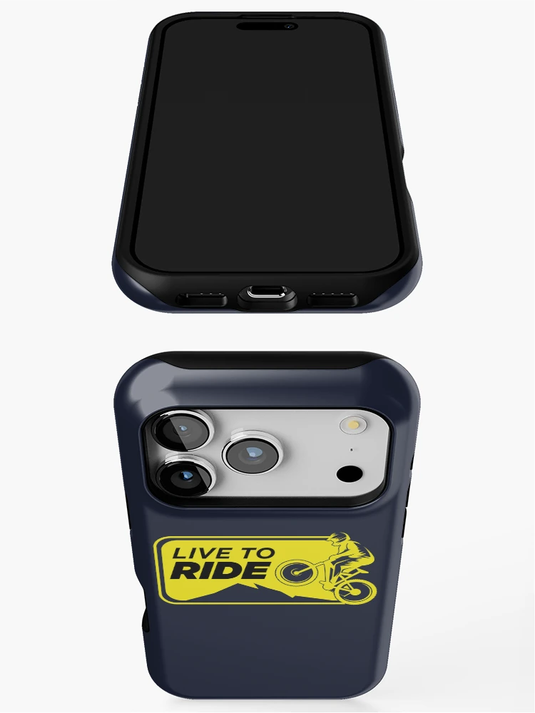 Thumbnail 3 of 4, iPhone Case, Live To Ride designed and sold by Atcreatives.