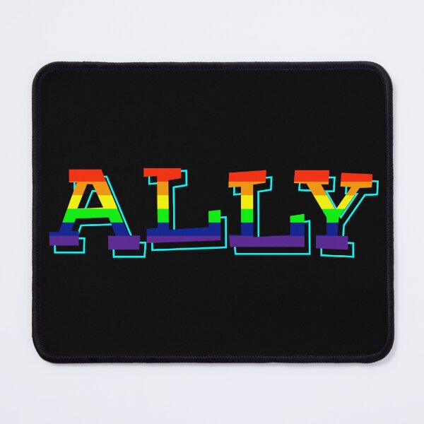 Item preview, Pride Allyship LGBTQ Pride Flag Colors designed and sold by Huhnerdieb Apparel.