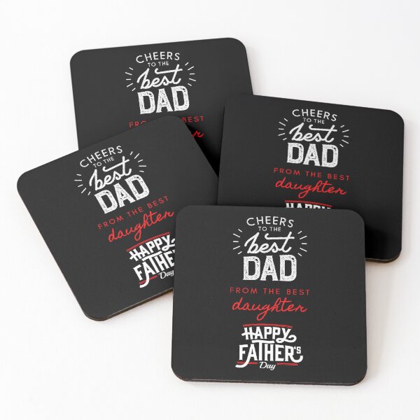 Item preview, Cheers to the BEST DAD from the best daughter HAPPY FATHER'S DAY! designed and sold by keenikai.
