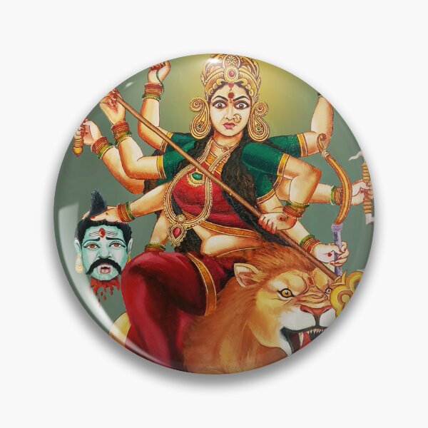Item preview, Hindu Indian Deity Maa Durga Hindu Goddess Happy Dussehra designed and sold by tanabe.