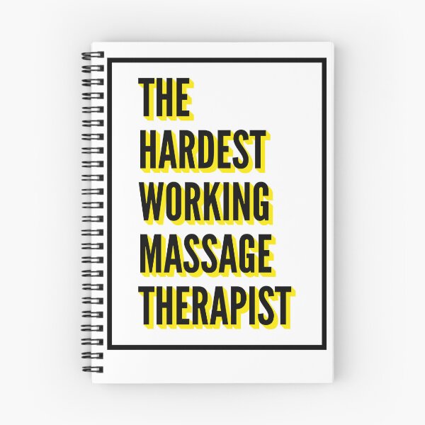 Item preview, The Hardest Working Massage Therapist Quote For The Best Massage Therapist At Work designed and sold by SVPOD.