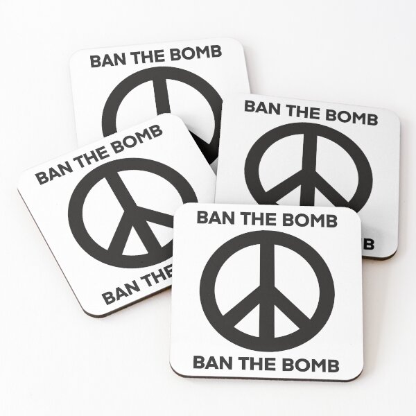 Item preview, Ban the bomb designed and sold by Blackstar Design Studio.