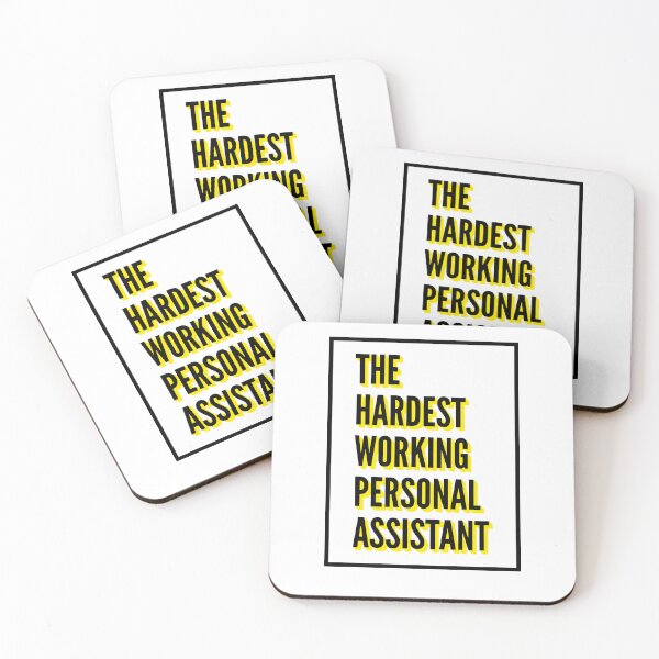 Item preview, The Hardest Working Personal Assistant Quote For The Best Personal Assistant At Work designed and sold by SVPOD.
