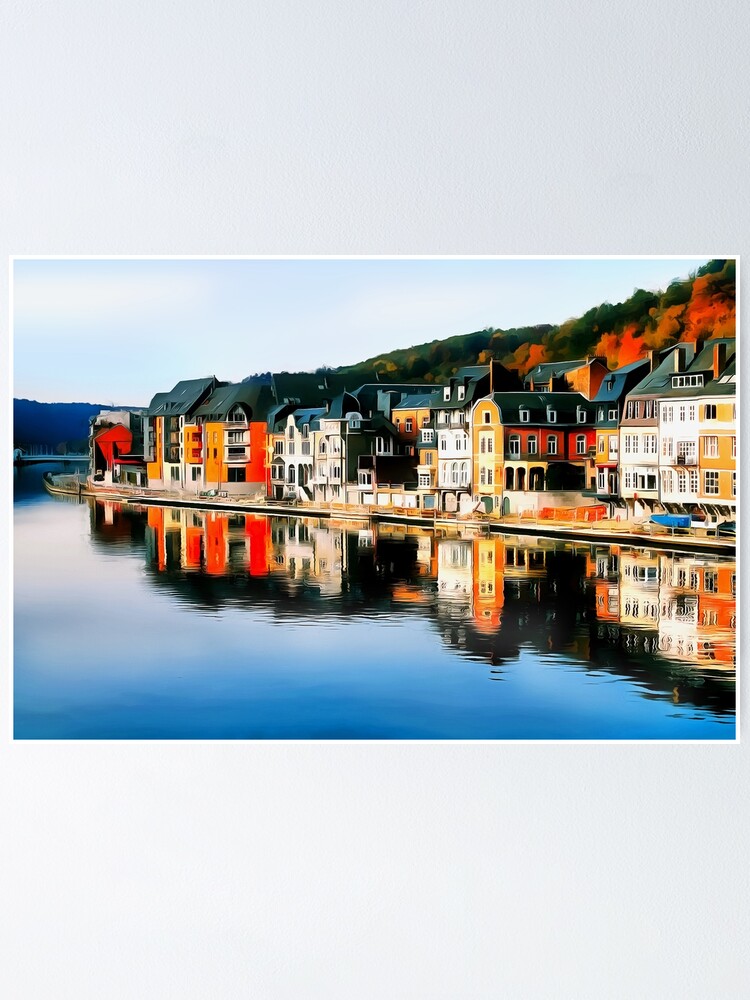 "Dinant (Painting)" Poster for Sale by cmphotographs Redbubble