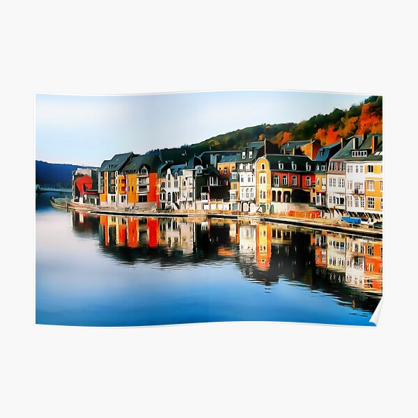 "Dinant (Painting)" Poster for Sale by cmphotographs Redbubble