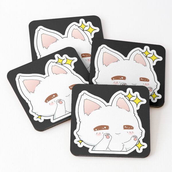 Item preview, white cat shines designed and sold by stokesk391.