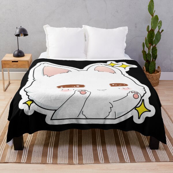 Item preview, white cat shines designed and sold by stokesk391.