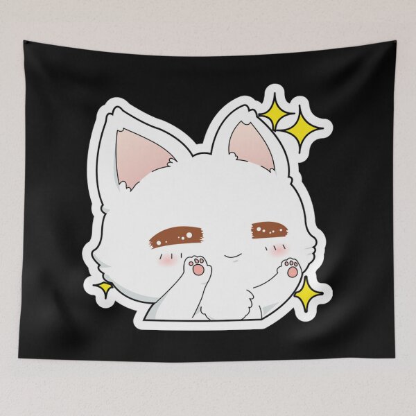 Item preview, white cat shines designed and sold by stokesk391.